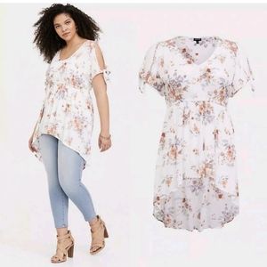 Torrid 0 floral high low top